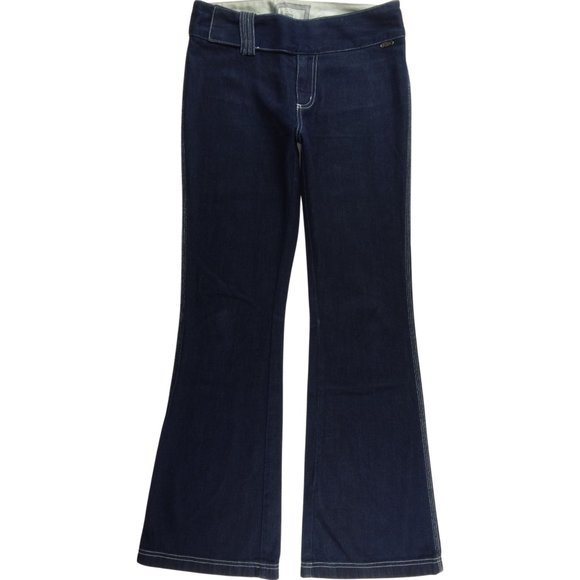 GUESS Flare Jeans 28 Denim Trouser No Pockets C519 - Picture 1 of 6